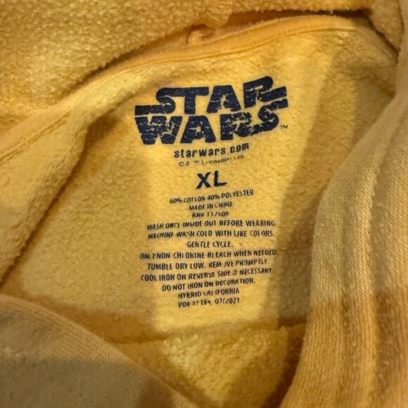 Star Wars Mustard Hoodie Sweater - Picture 2 of 3